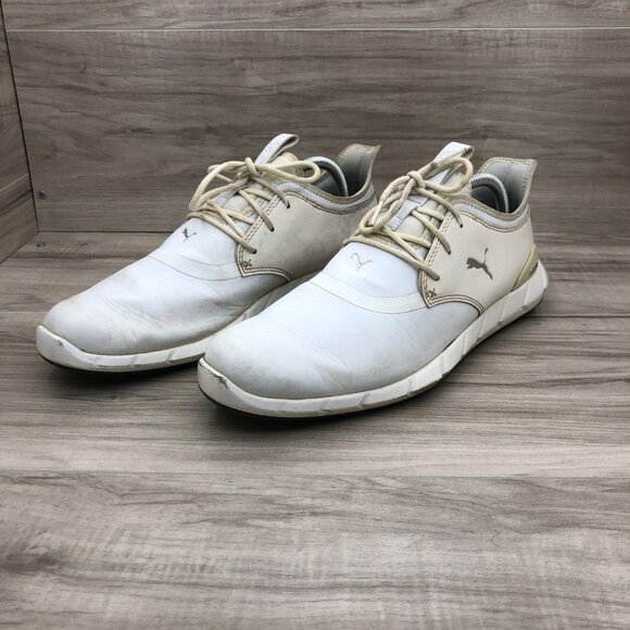 Puma Golf Shoes Mens 9 White Lace Up Missing insoles Spikeless main image 10